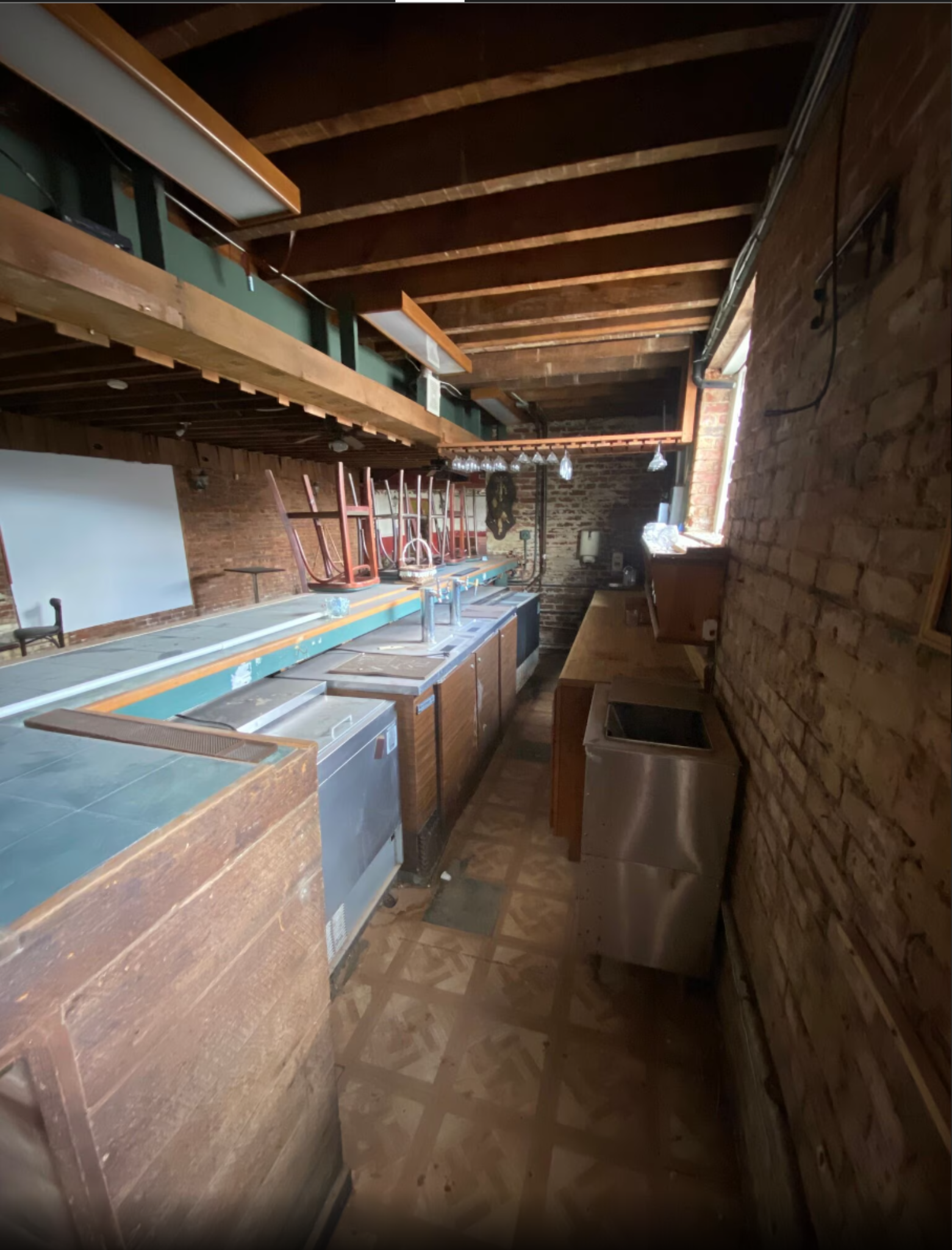 Bar area before renovation