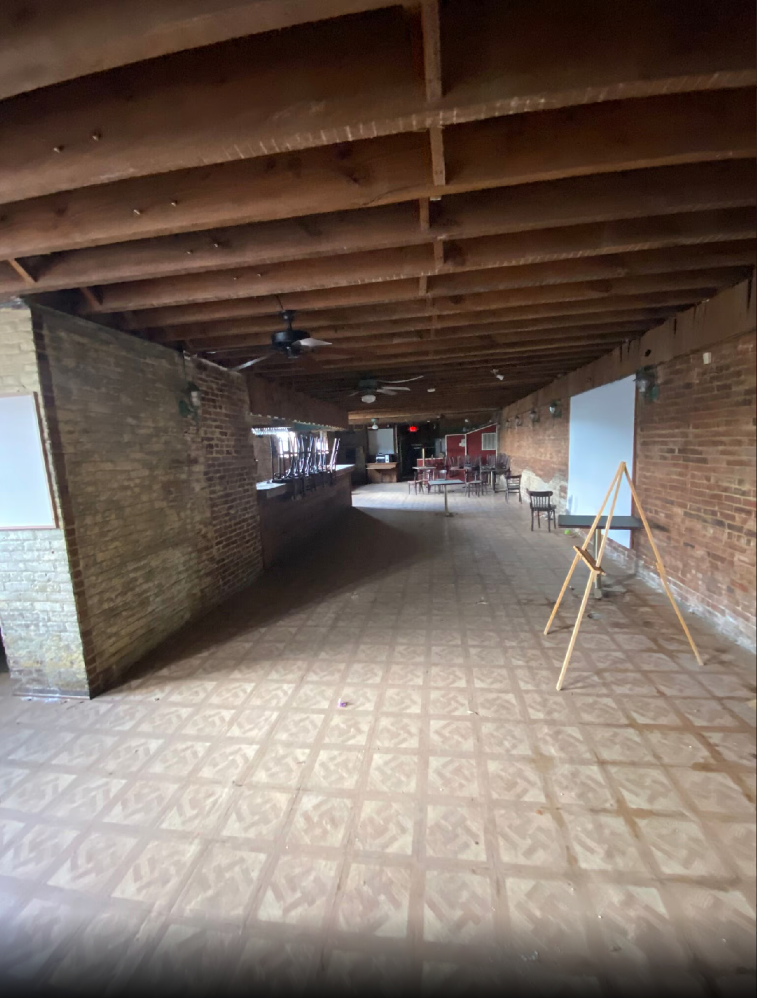 Main space before renovation